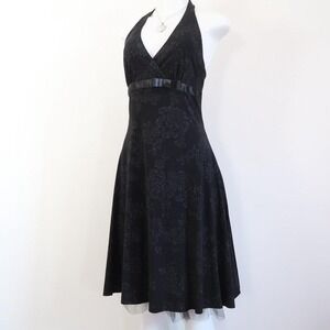 y2k b darlin black glitter halter party dress